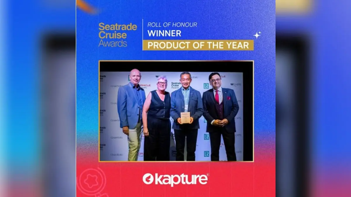 Kapture CX Wins 'Product Of The Year' At 2025 Seatrade Cruise Awards Kapture CX Wins 'Product Of The Year' At 2025 Seatrade Cruise Awards