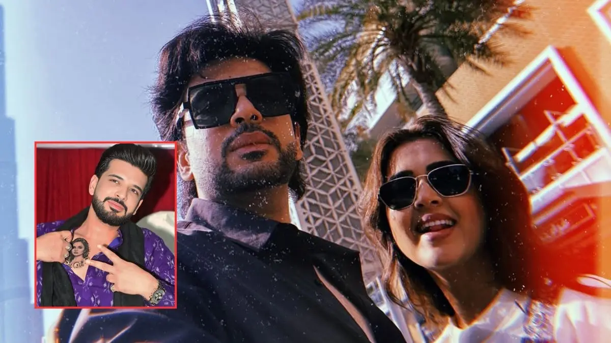 Karan Kundrra Gets Girlfriend Tejasswi Prakash's Face Tattooed On His Chest - Love Or Publicity Gimmick? Internet Divided Karan Kundrra Gets Girlfriend Tejasswi Prakash's Face Tattooed