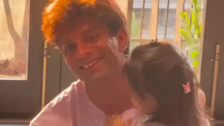Karan Singh Grover with daughter Devi
