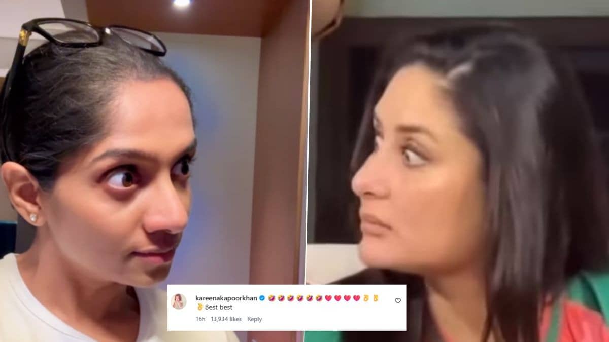 Kareena Kapoor reacts to Jamie Lever's mimicry of her 