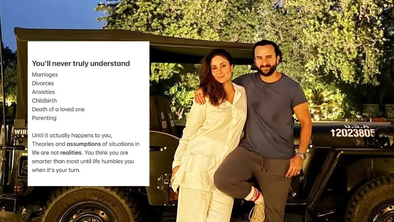 Kareena Kapoor's cryptic note.