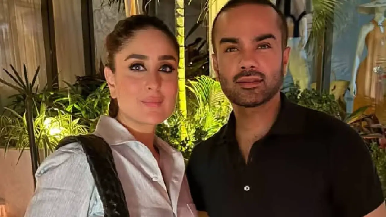 Kareena Kapoor with Pakistani Designer Faraz Manan