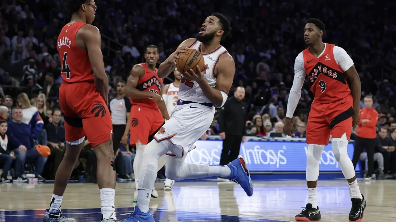 Towns And Anunoby Each Score 31 Points To Lead The Knicks Past The Raptors, 139-125 Karl Anthony Towns