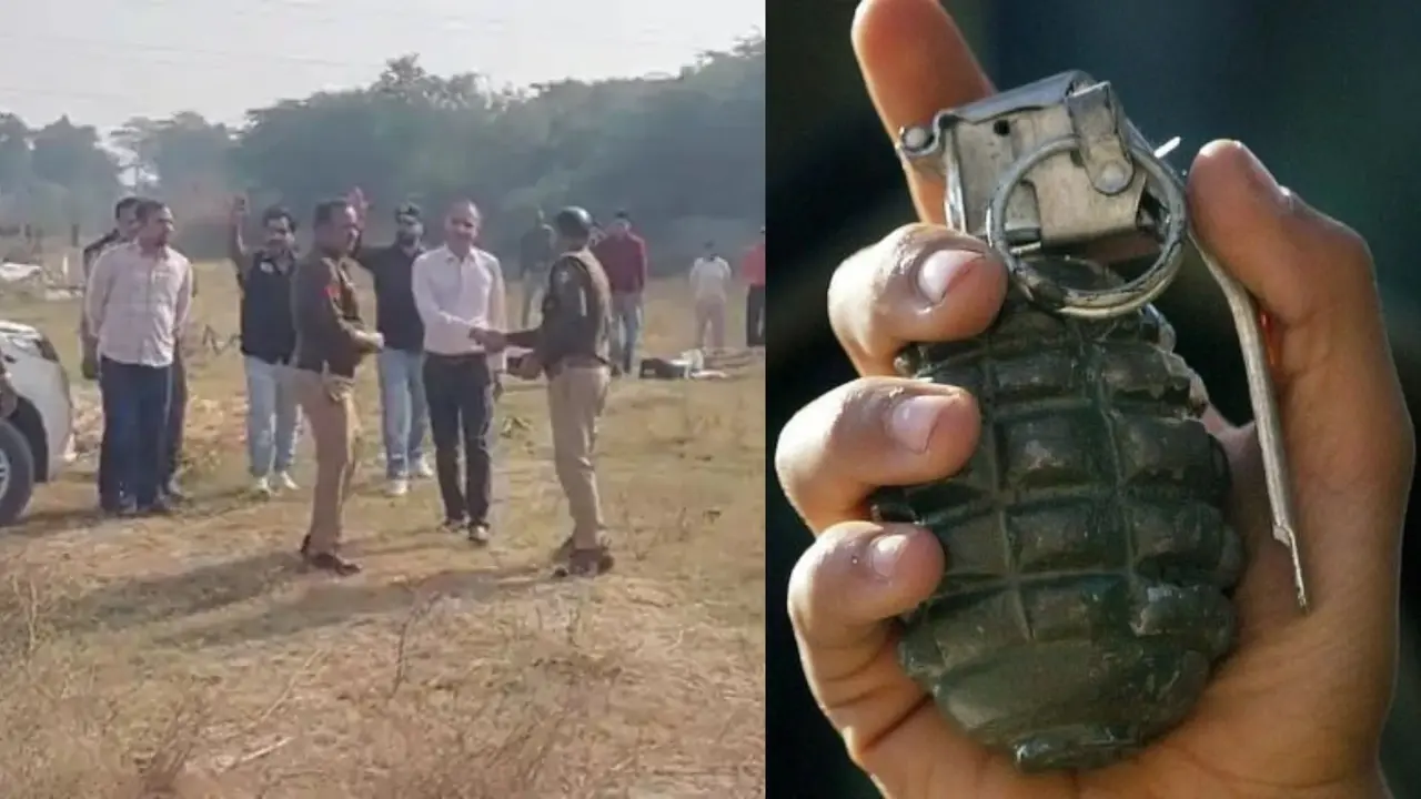karnal grenade found highway search operation underway bomb squad team defuse