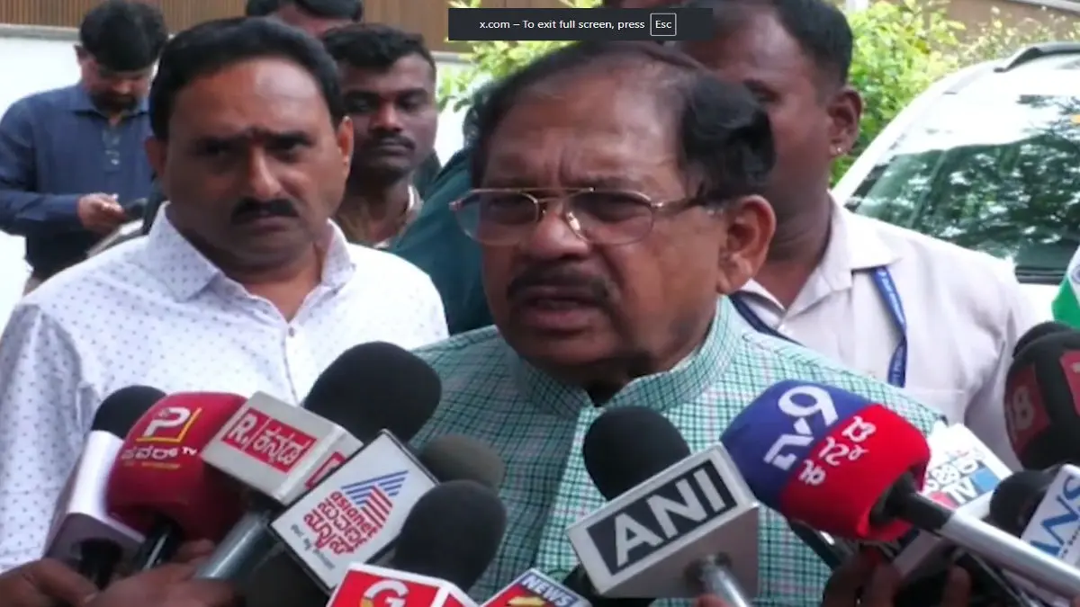 'Will Not Interfere or Give Any Instructions': Karnataka Home Minister G Parameshwara Says Over Dharmasthala Case Karnataka Home Minister G Parameshwara