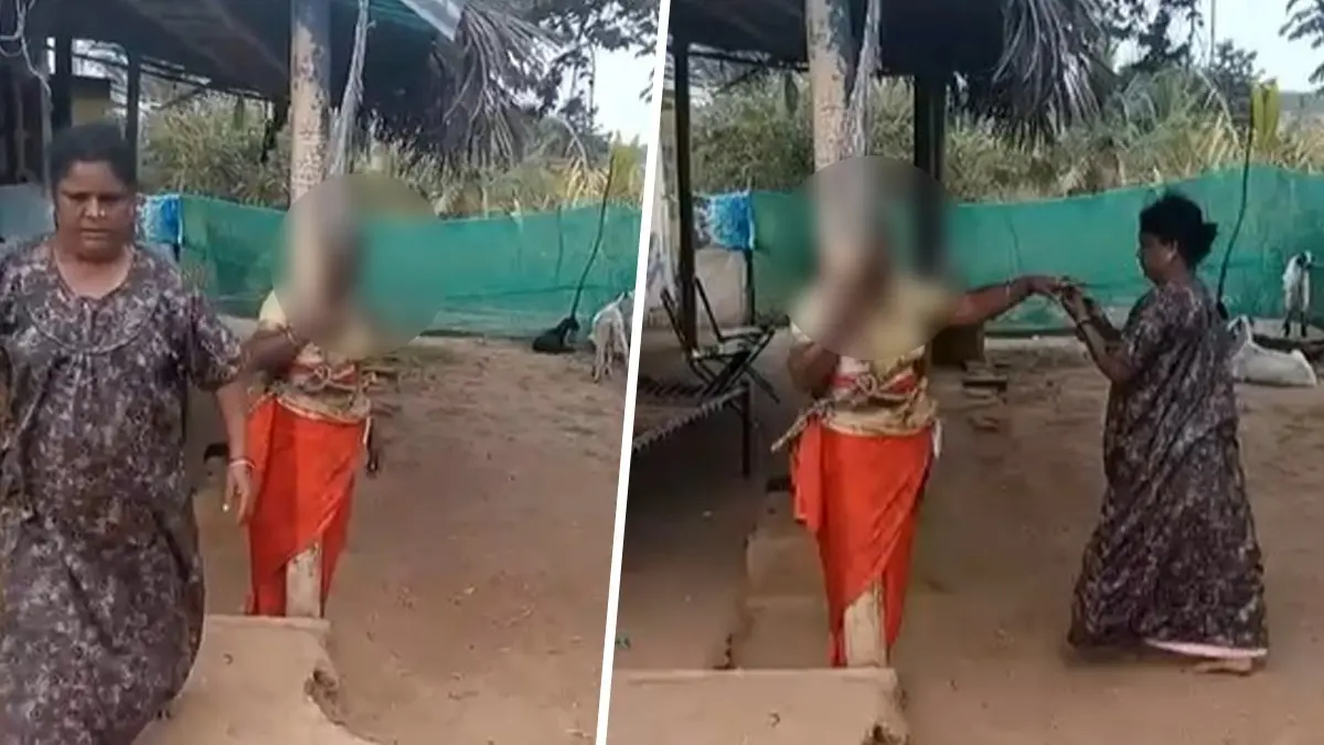 Karnataka Shocker: Elderly Woman Attacked, Tied to Pole After Dispute Over Cattle Grazing on Accused's Land