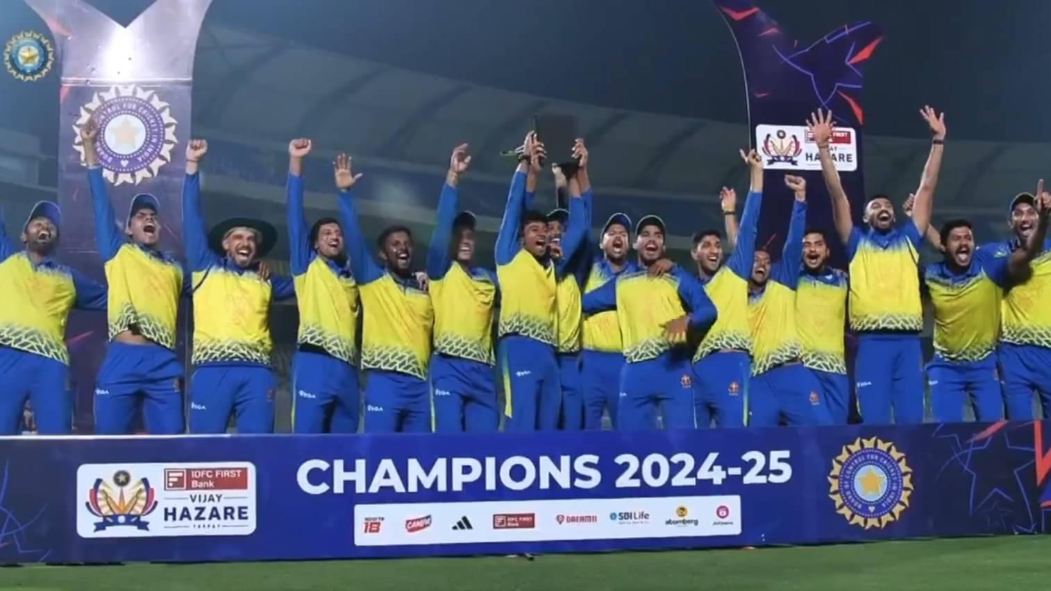 Karnataka Win Vijay Hazare Trophy