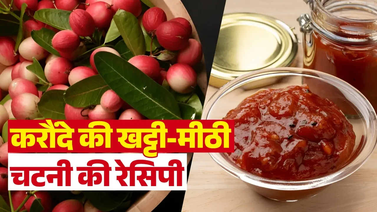 karonda chutney homemade easy recipe karonde ki chatni