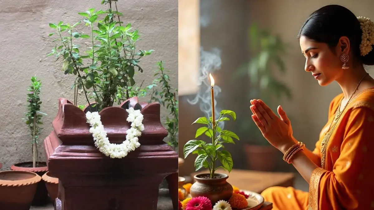 kartik 2025 tulsi ke upay for lord Vishnu know puja Vidhi and niyam basil plant remedy