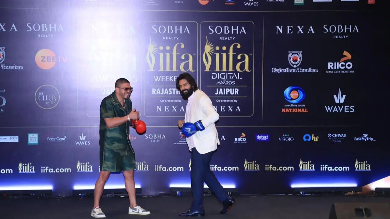 Kartik Aaryan and Honey Singh At  IIFA 2025