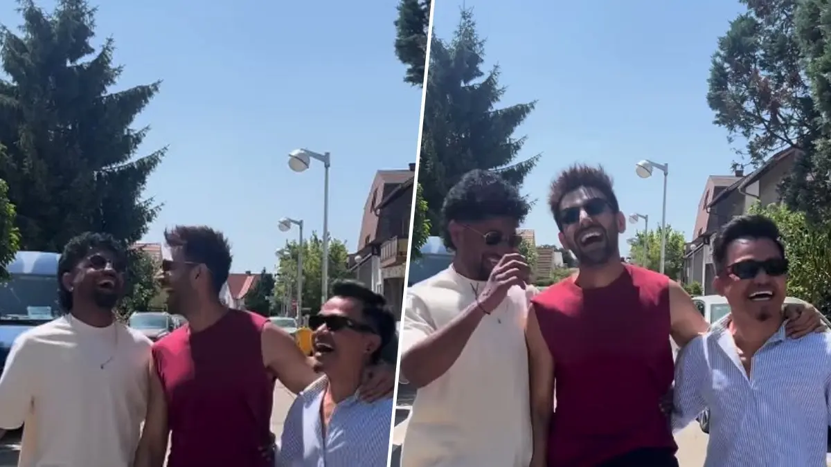 Kartik Aaryan's viral video