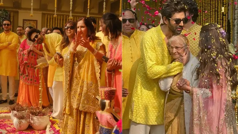 कार्तिक आर्यन ने शेयर की बहन कृतिका तिवारी की हल्दी की अनदेखी तस्वीरें, तीसरी वाली में ऐसा खास क्या, जिससे नहीं हटा पाएंगे नजर Kartik Aaryan Sister Wedding