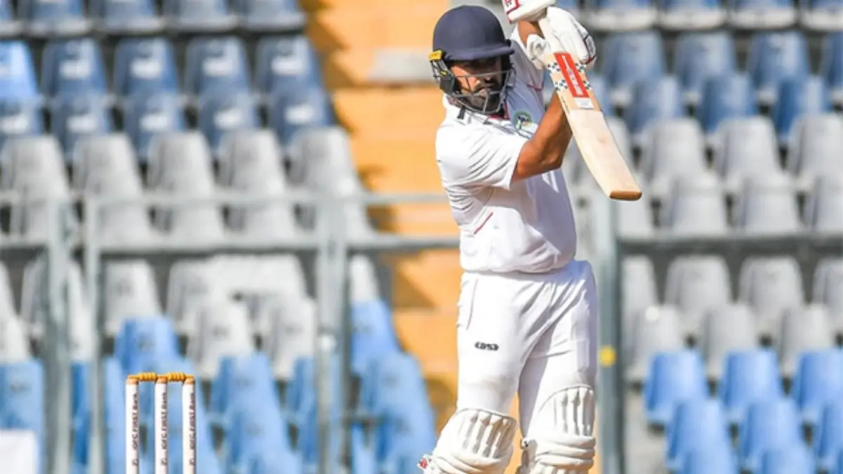 Karun Nair during a domestic game