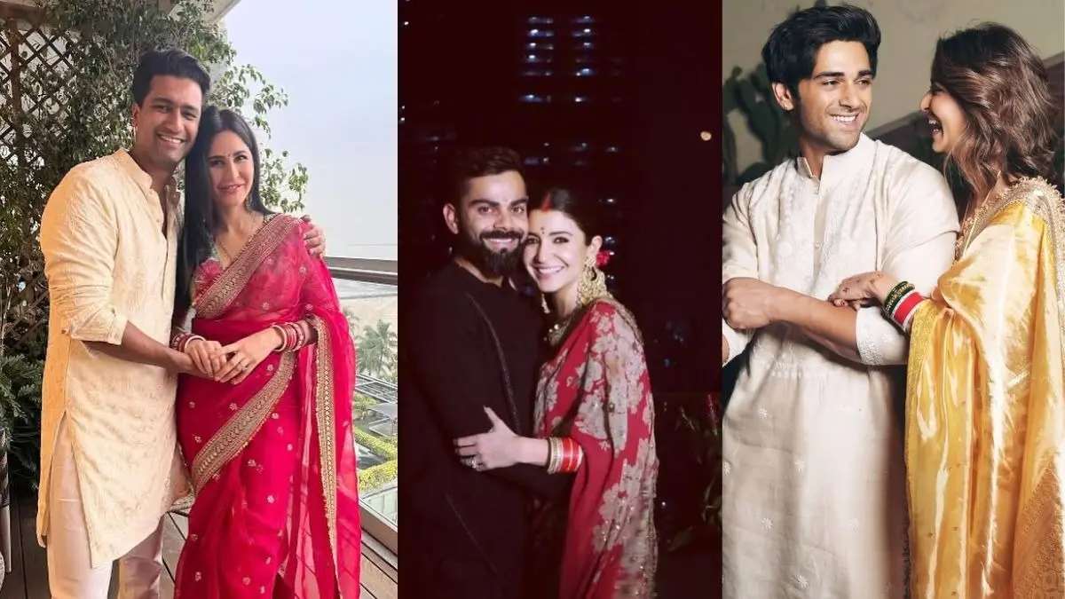 Karwa Chauth 2025 couple poses