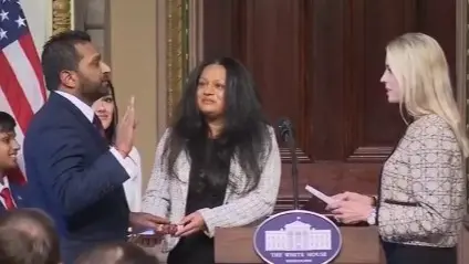 Kash Patel took the oath on the Bhagavad Gita