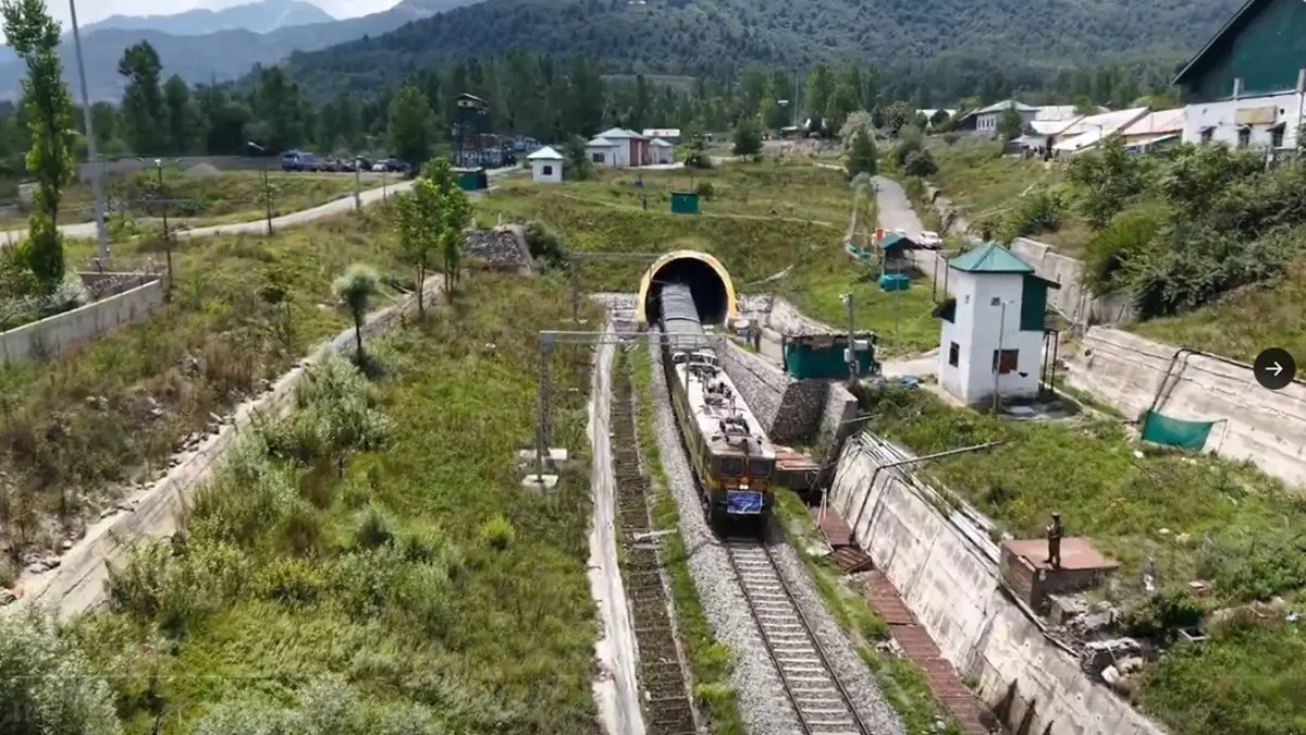 Kashmir Valley Receives Its Historic First Freight Train, Boosting Logistical And Economic Growth