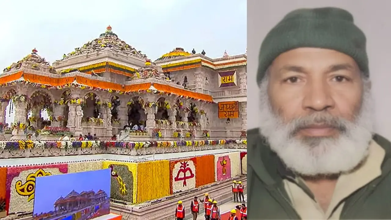 Kashmiri youth found offering namaz inside ayodhya ram mandir ahad sheikh first photo