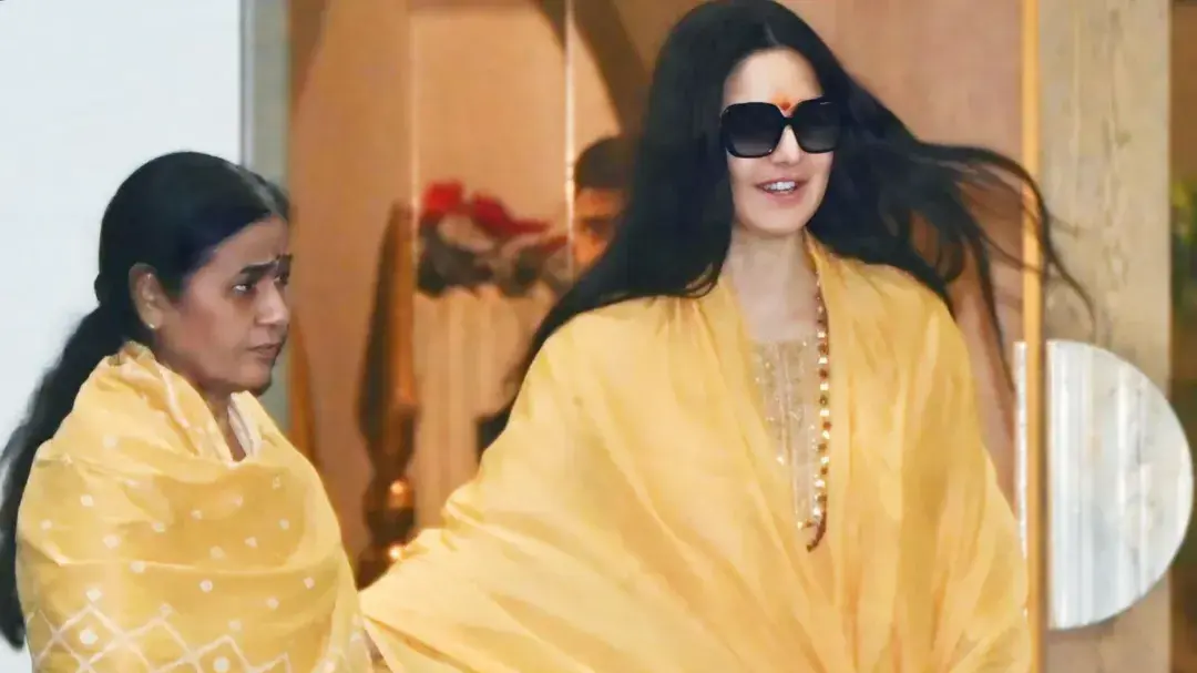 Katrina Kaif’s Elegant Soft Glam With Rudraksha Mala Sets A Style Goal As She Returns From Mahakumbh 2025 Katrina Kaif.