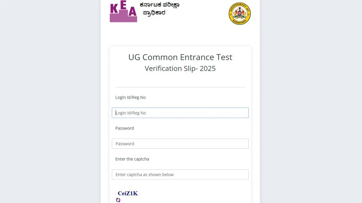 KEA Issues UGCET 2025 Verification Slips