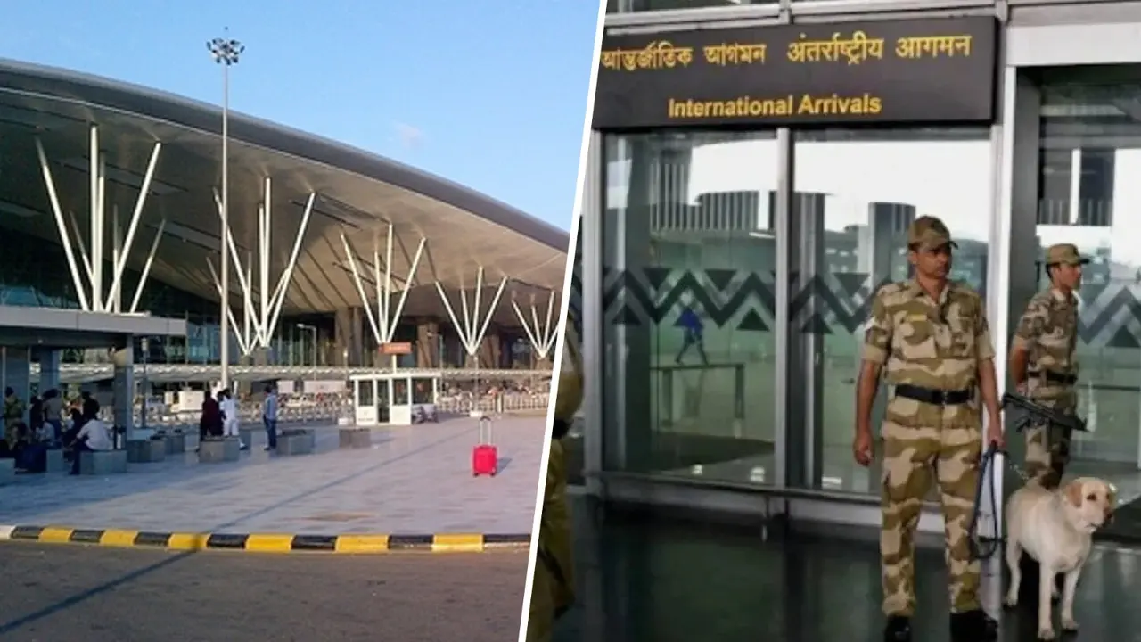 Kempegowda International Airport was placed under high alert after receiving a bomb threat via email.