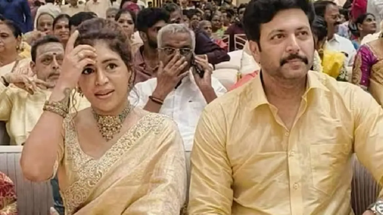 Kenishaa Francis and Ravi Mohan