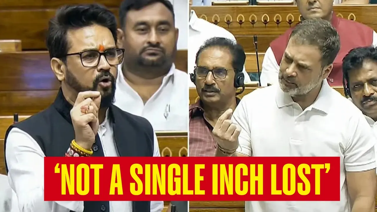 'Kept Sipping Soup': Anurag Thakur Blasts Rahul Gandhi For Raking China Border Row in Lok Sabha | WATCH