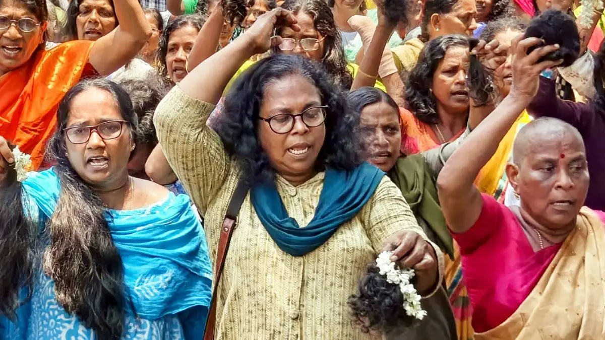 Kerala ASHA Workers Protest