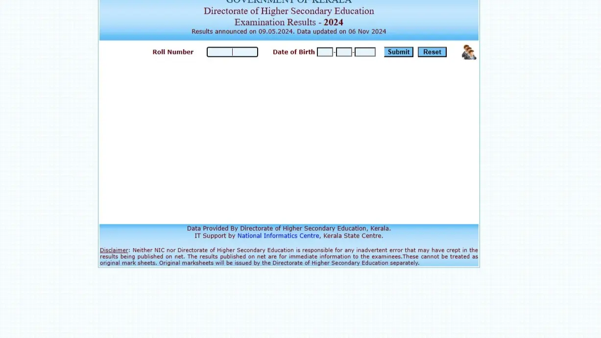Kerala SSLC 10th Results 2025