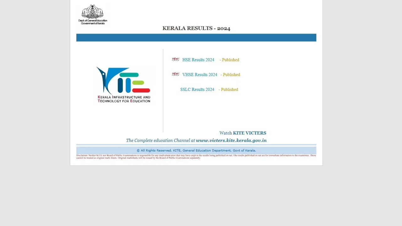 Kerala SSLC Result 2025 On May 9