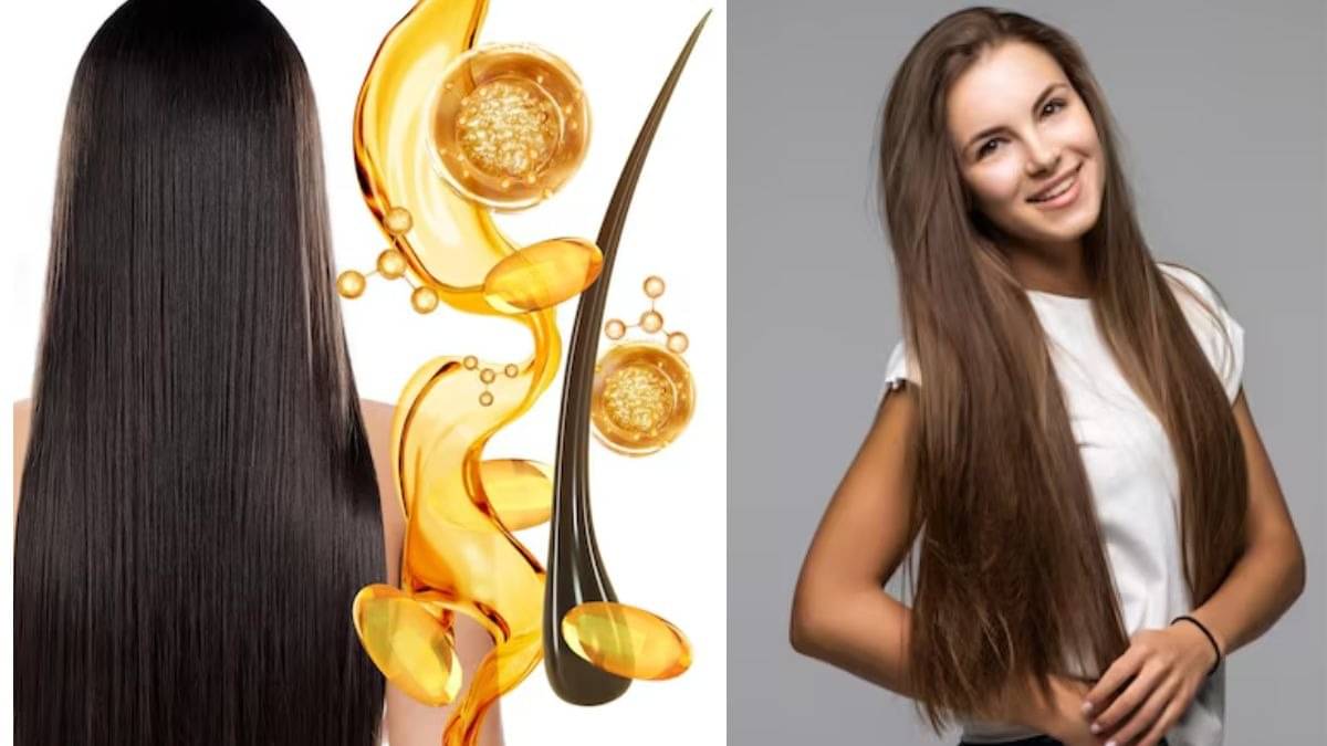 keratin treatment at home using egg and aloe vera gel on hair and scalp to give protein to make them straight