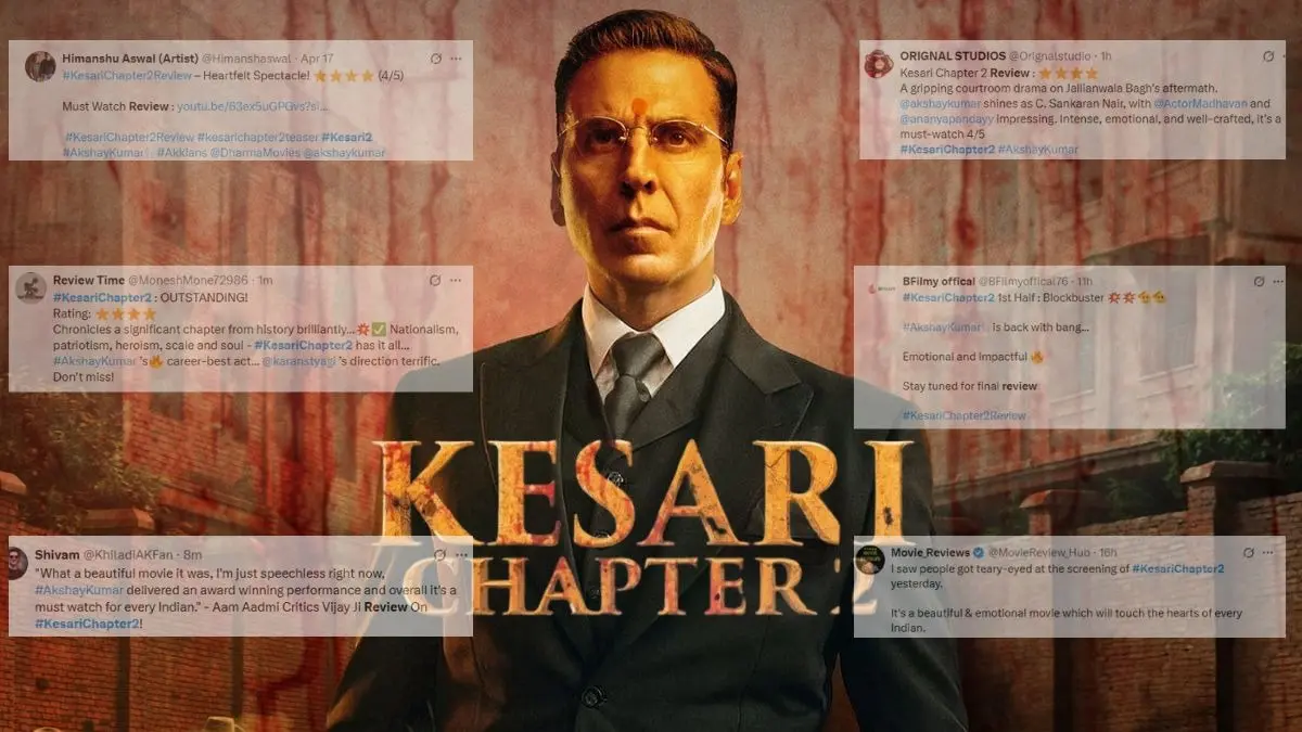 Kesari 2 reviews from X users