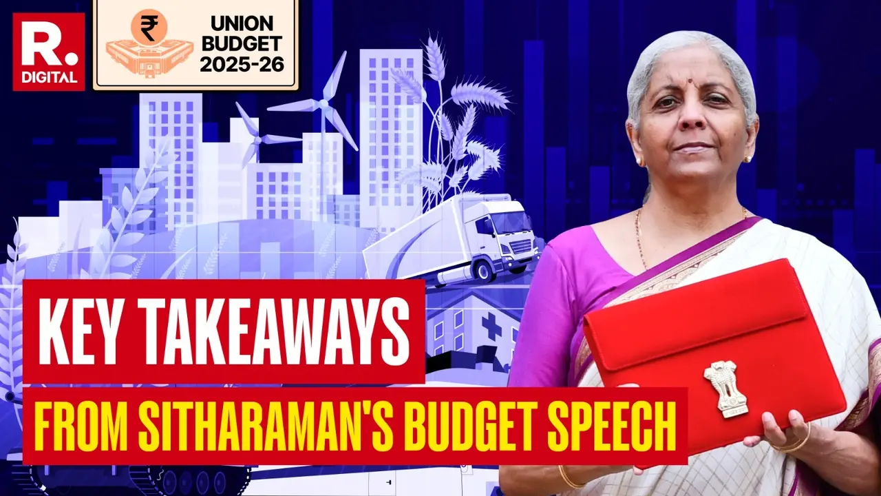 Key takeaways from Sitharaman's Budget Speech