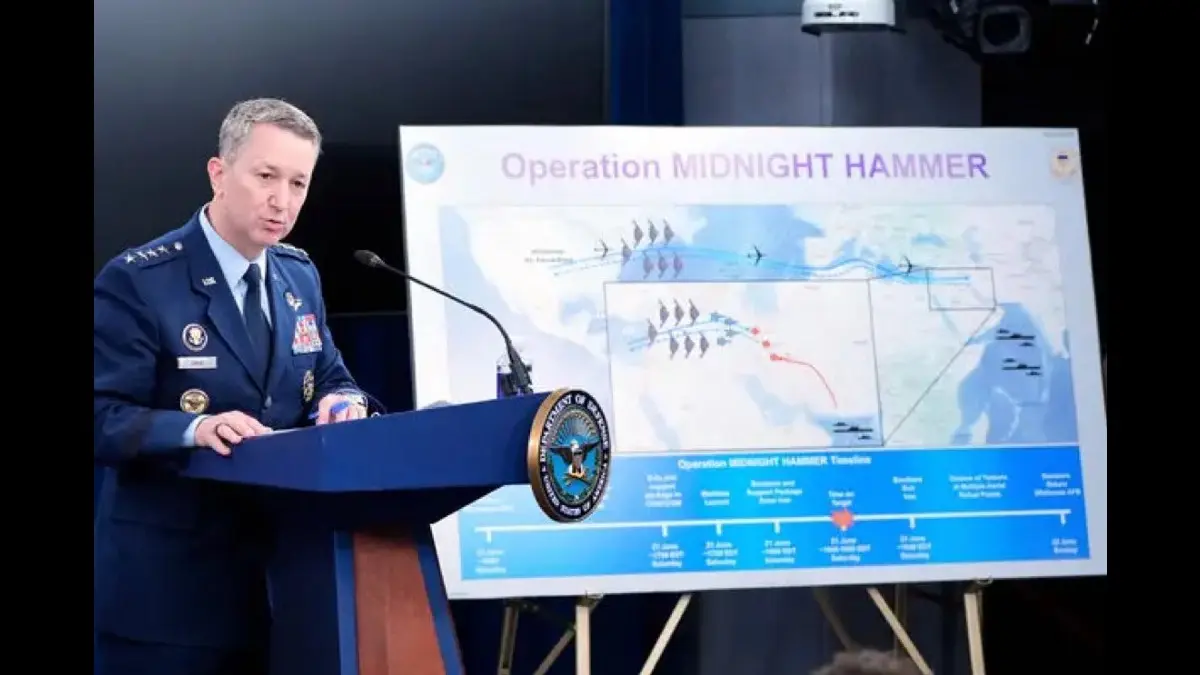 Key timeline of Operation Midnight Hammer