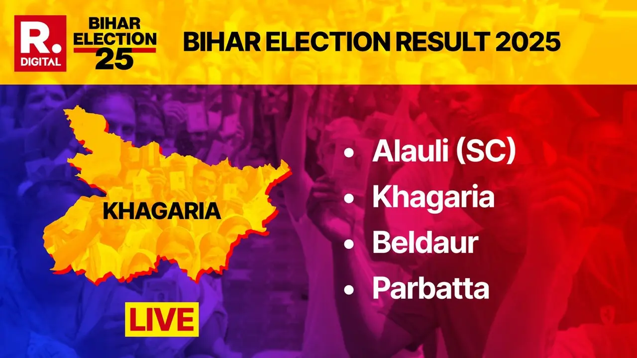 Khagaria (Bihar) Assembly Election Results: NDA Eyes Big Wins Across Alauli, Beldaur, Parbatta and Khagaria Khagaria Election Result live