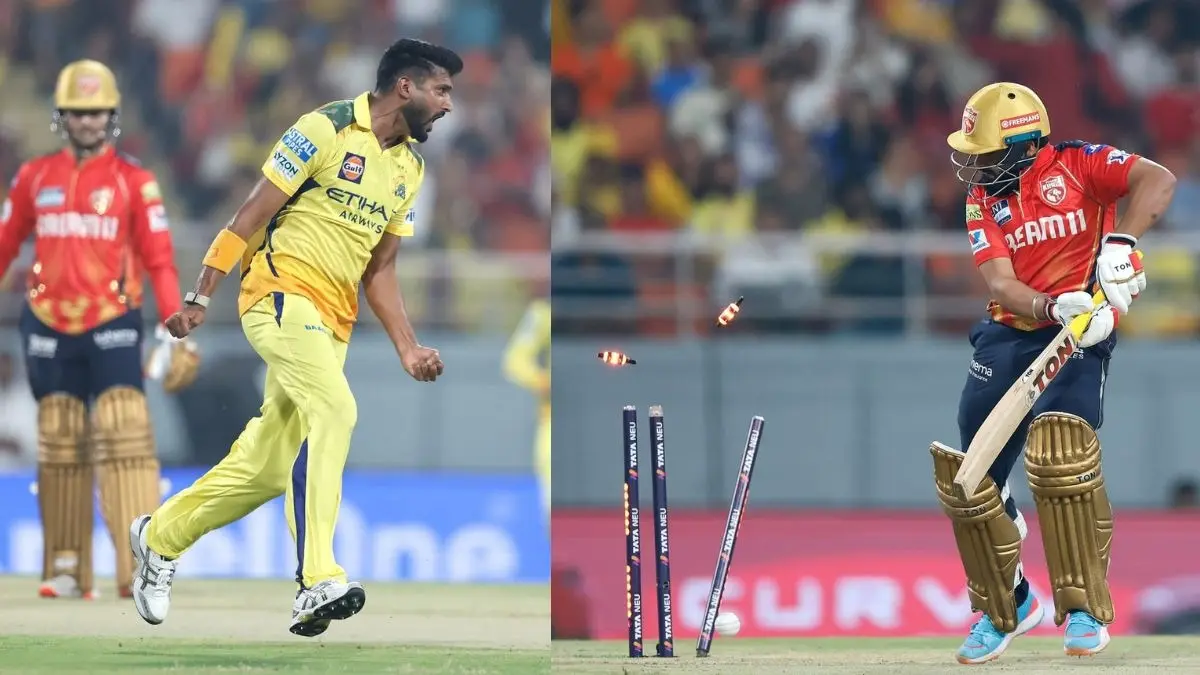 khaleel ahmed make clean bold to Punjab kings captain Shreyas Iyer video went viral