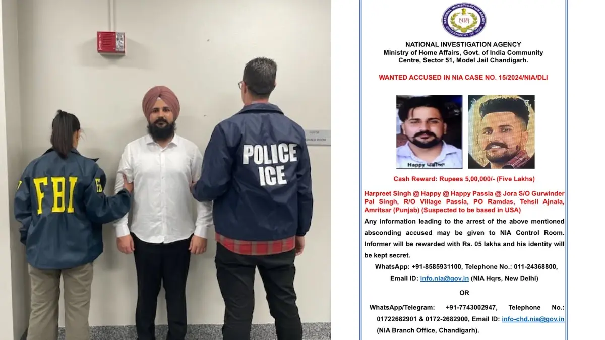 Who Is Happy Passia? Khalistani Terrorist Behind 14 Grenade Attacks in Punjab to Be Deported from US Khalistani Terrorist Happy Passia to Be Brought Back to India After Arrest in US