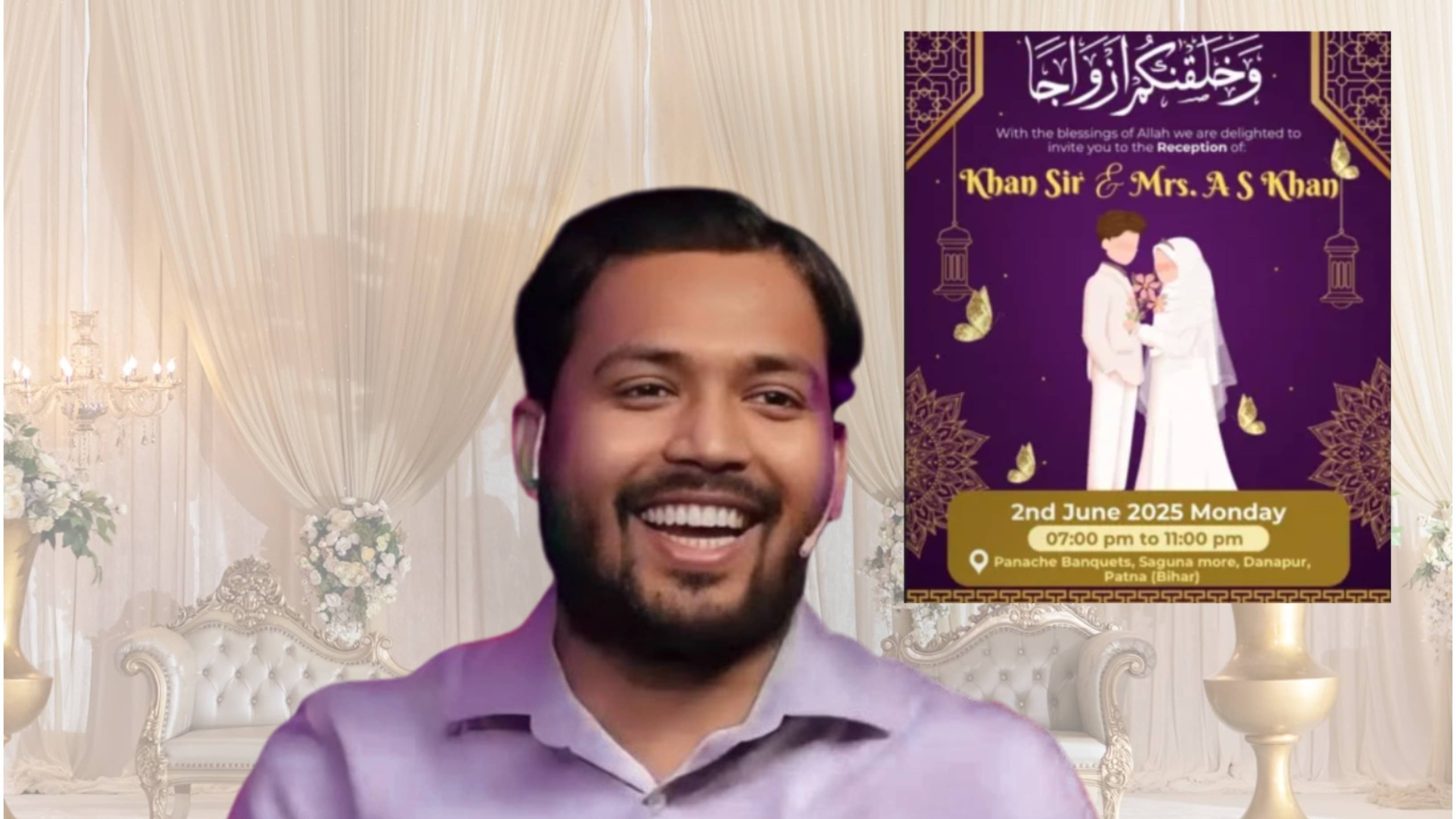Who Is Khan Sir’s Wife? Famous Educator Is Now Married; Fans Ask for - Who Is A.S. Khan? Meet The Bride Of YouTube Educator Khan Sir