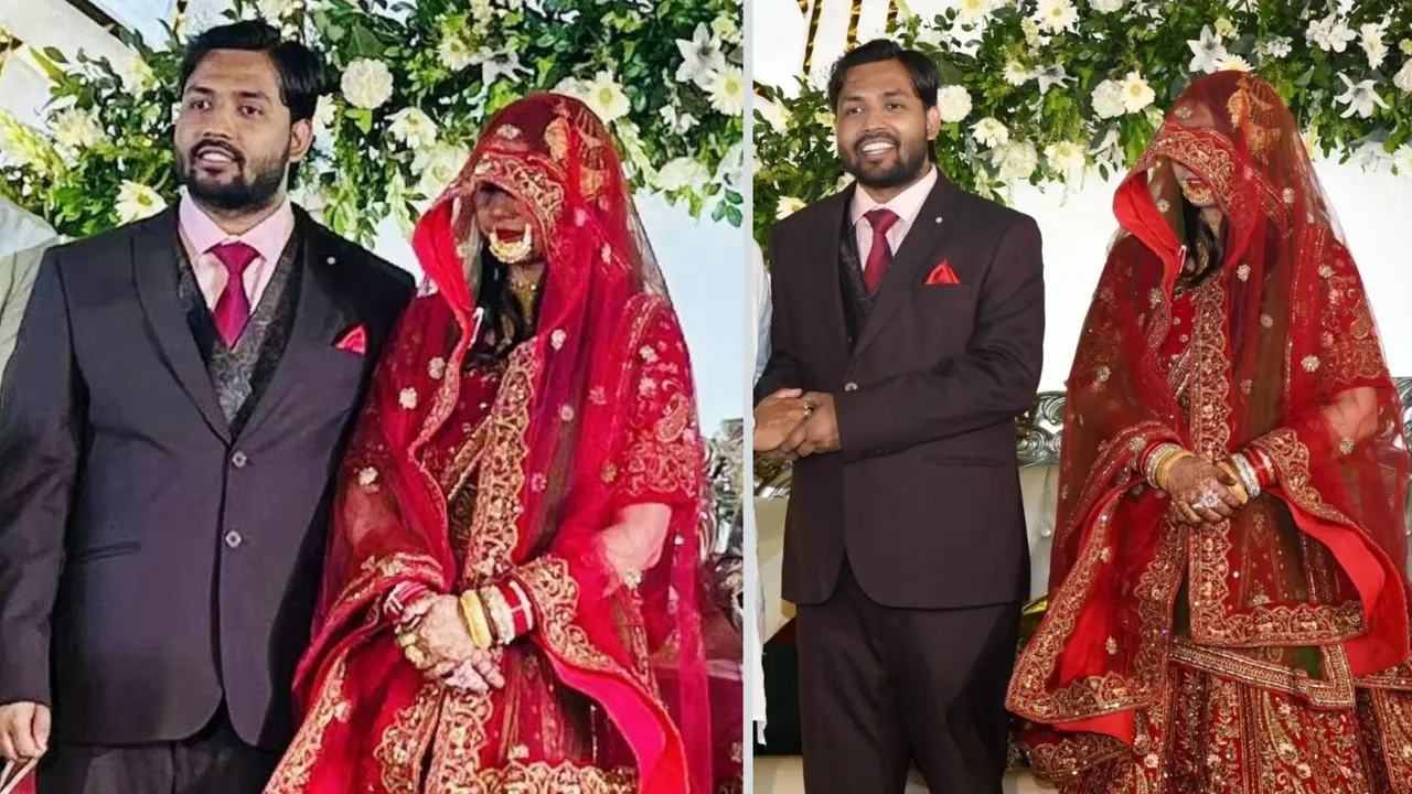 Khan Sir’s Wedding Reception Photos Go Viral, Bride AS Khan's Internet Debut In Red Lehenga Steals the Spotlight Khan Sir’s Reception Photos Go Viral, Bride AS Khan's Internet Debut In Red Lehenga Steals the Spotlight
