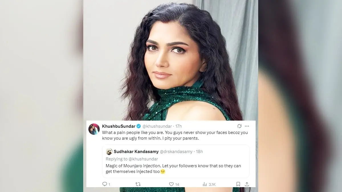 Khusbhu Sundar slams trolls.