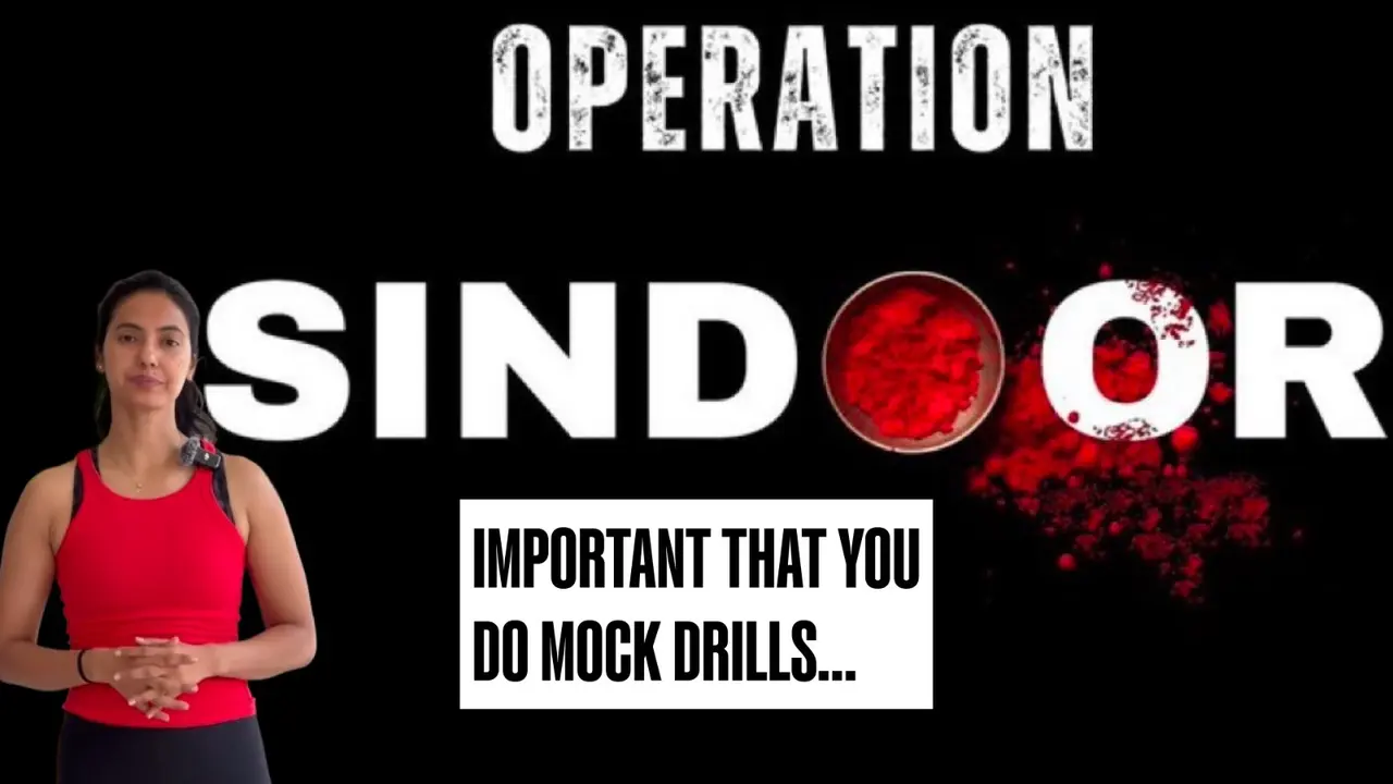 Khushboo Patani asked civilians to perform mock drills