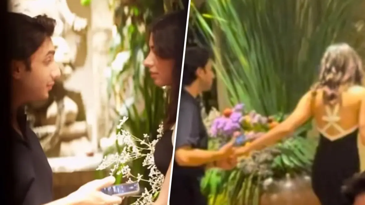 Khushi Kapoor and Vedang Raina