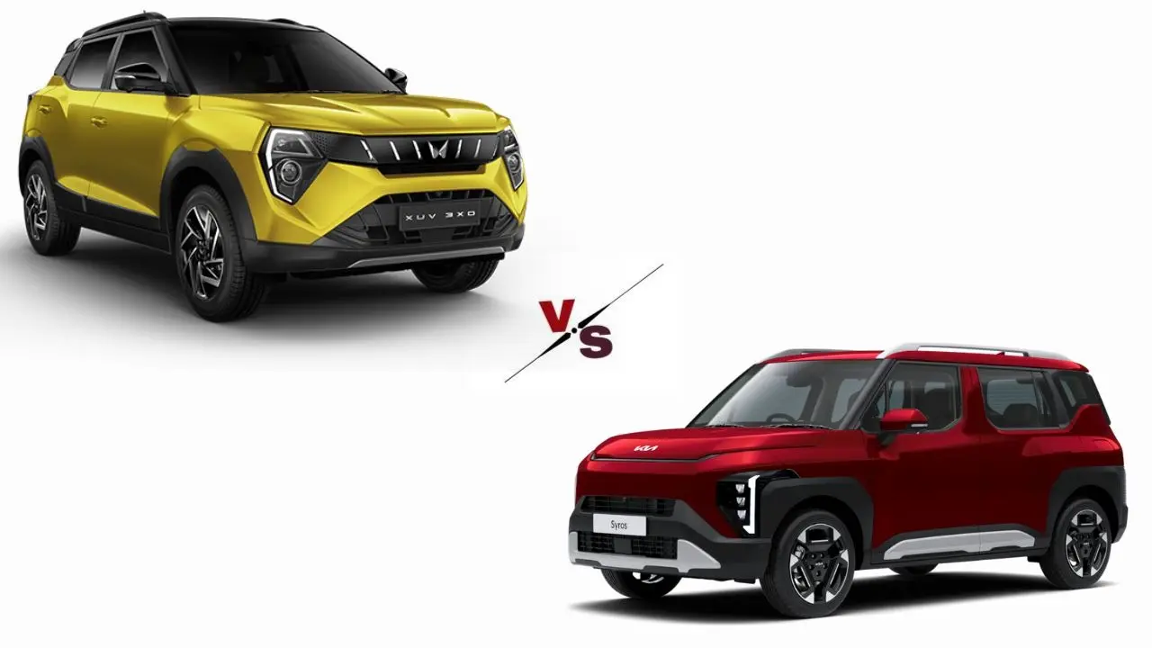 Kia Syros vs Mahindra XUV 3XO: Price, Features, Specifications compared Kia Syros vs Mahindra XUV 3XO