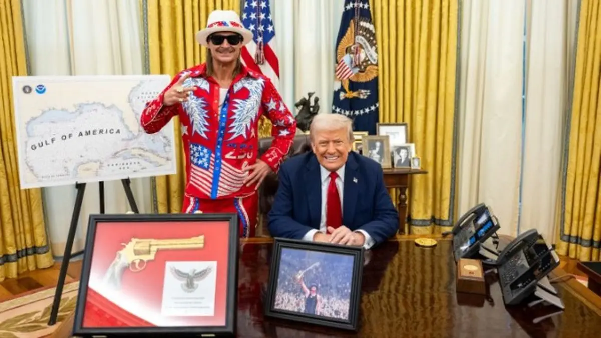 ‘Where’s His Suit?’: Kid Rock’s Oval Office Outfit Raises Eyebrows, Netizens Recall Zelenskyy’s White House Appearance Kid Rock’s Oval Office Outfit Raises Eyebrows, Netizens Recall Zelenskyy’s White House Appearance