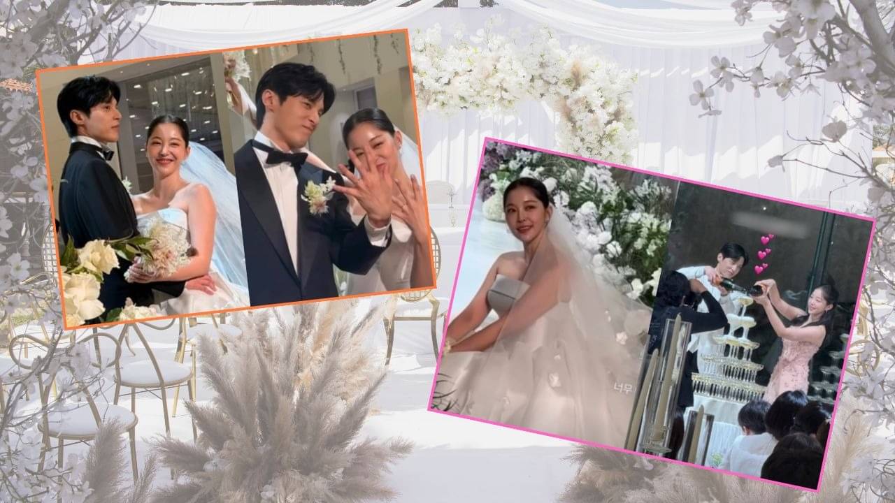 Kim Ga-eun Says ‘I Do’ To Yoon Sun-woo After 10 Years of Dating In A Joyful Wedding Ceremony, Shares Candid Moments