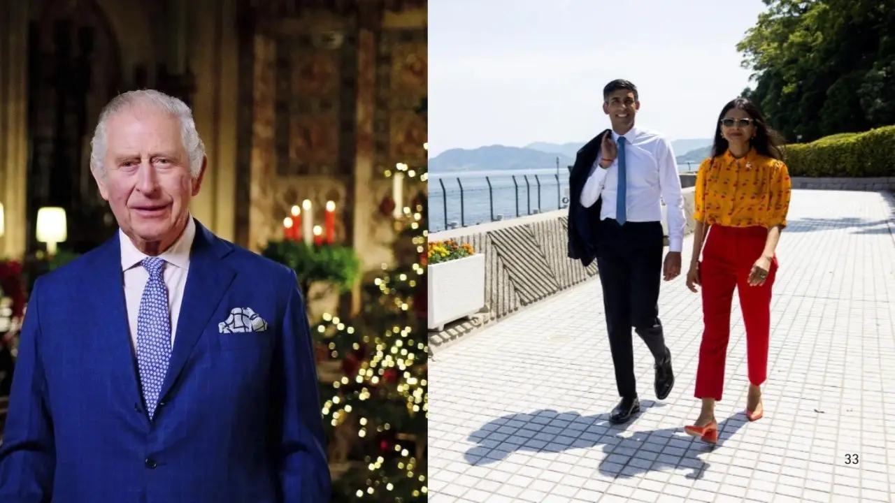 King Charles III and Rishi Sunak Akshata Murthy Property