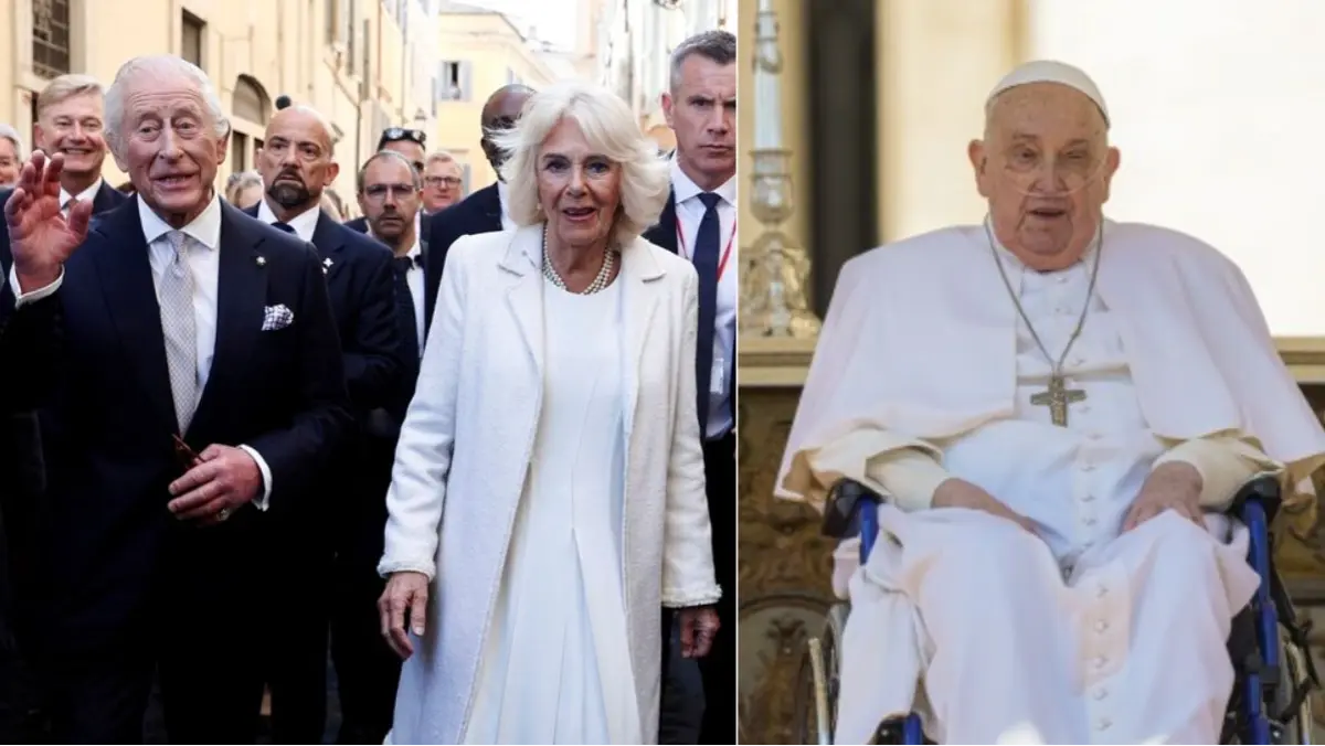King Charles-Queen Camilla Pay Surprise Visit to Pope Francis, Wish Him Speedy Recovery During 4-Day Italy Visit King Charles-Queen Camilla Surprise Visit to Recovering Pope Francis