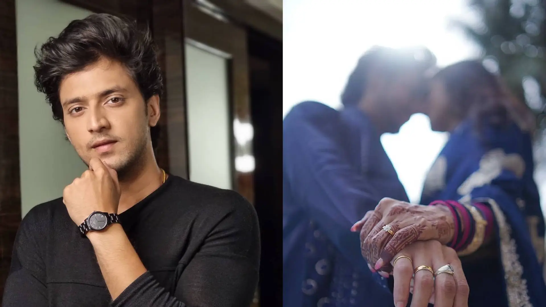 Kinshuk Vaidya and Diiksha Nagpal engagement