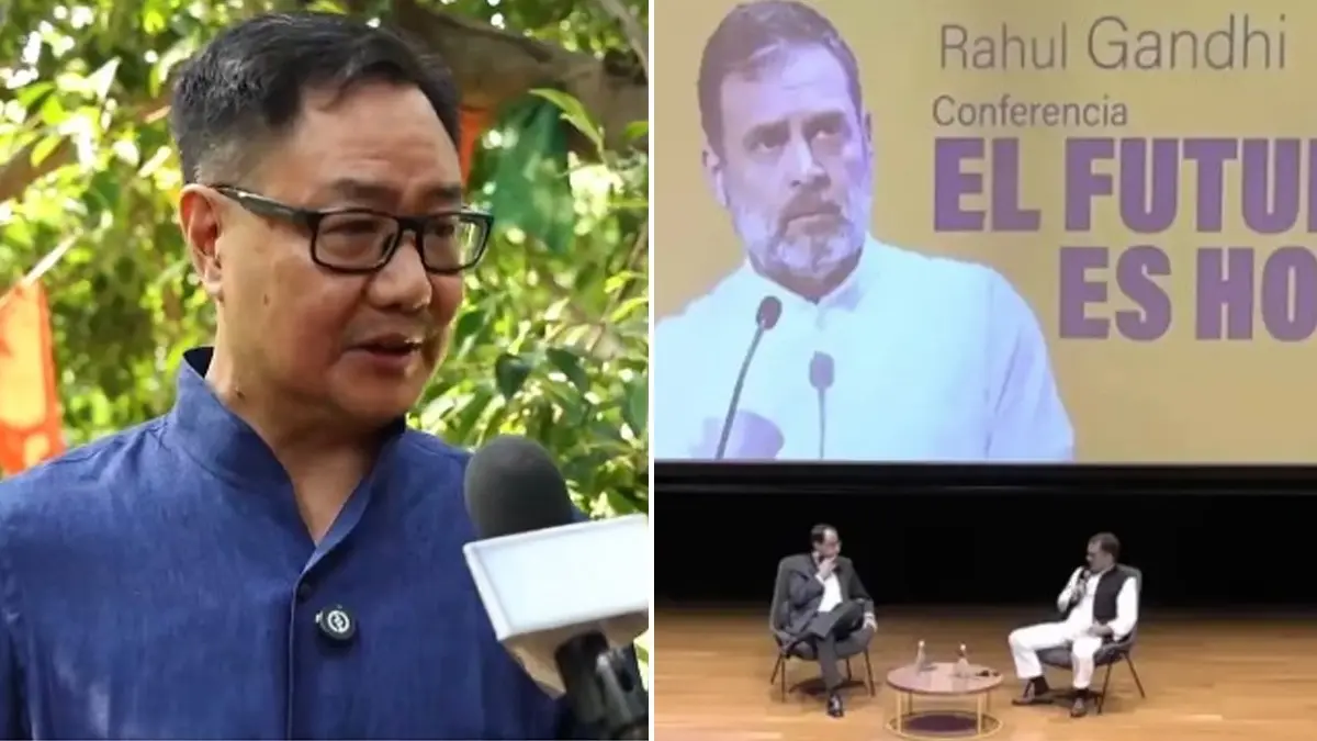 Kiren Rijiju & Rahul Gandhi