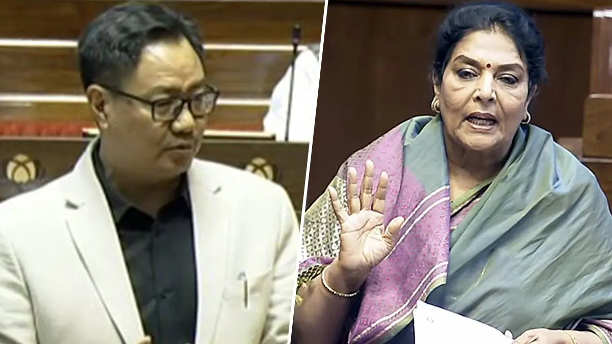 Kiren Rijiju & Renuka Chowdhury