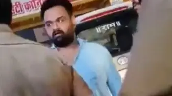 Police and BJP leader clash